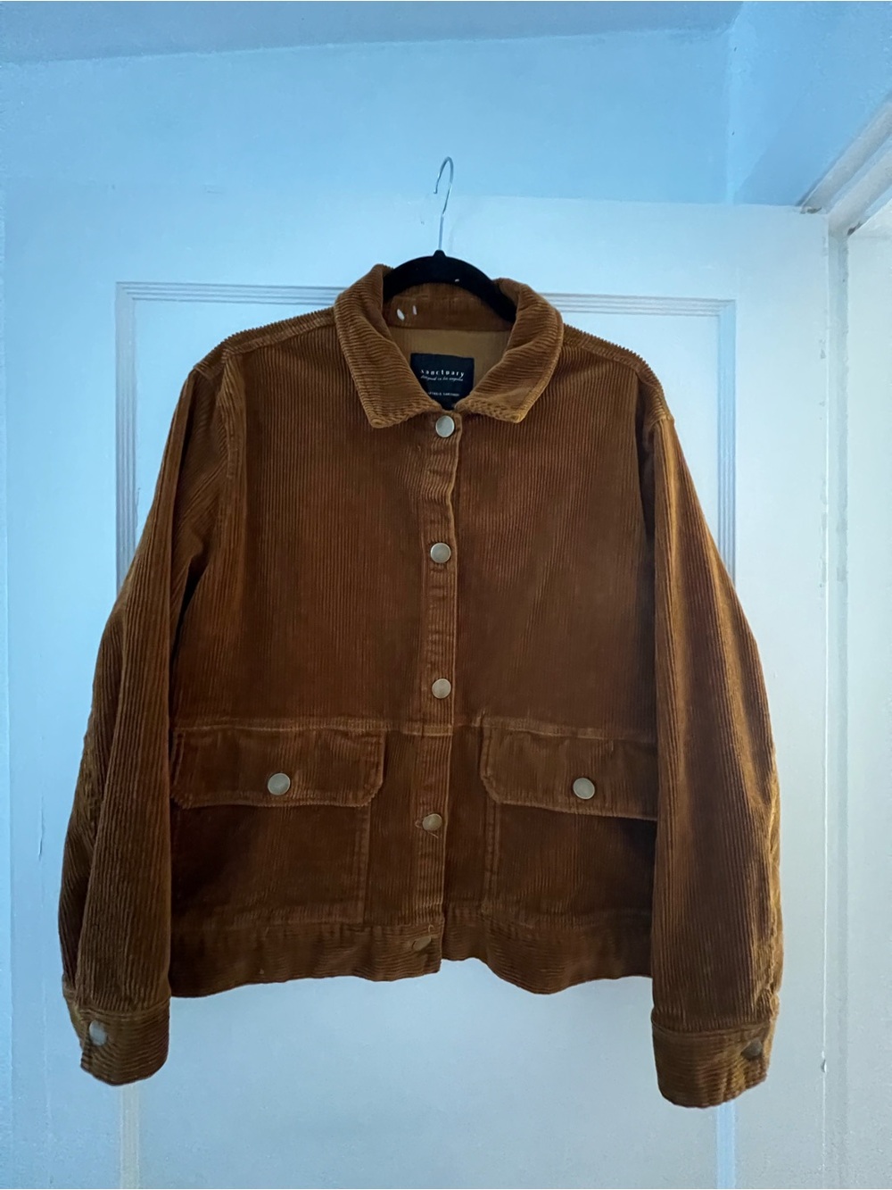 Sanctuary Corduroy Jacket in Chestnut